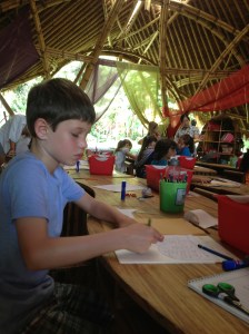 Fletcher in 2nd grade class