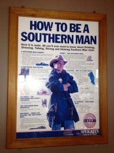 One of the "instructions" posters from the bar/grill